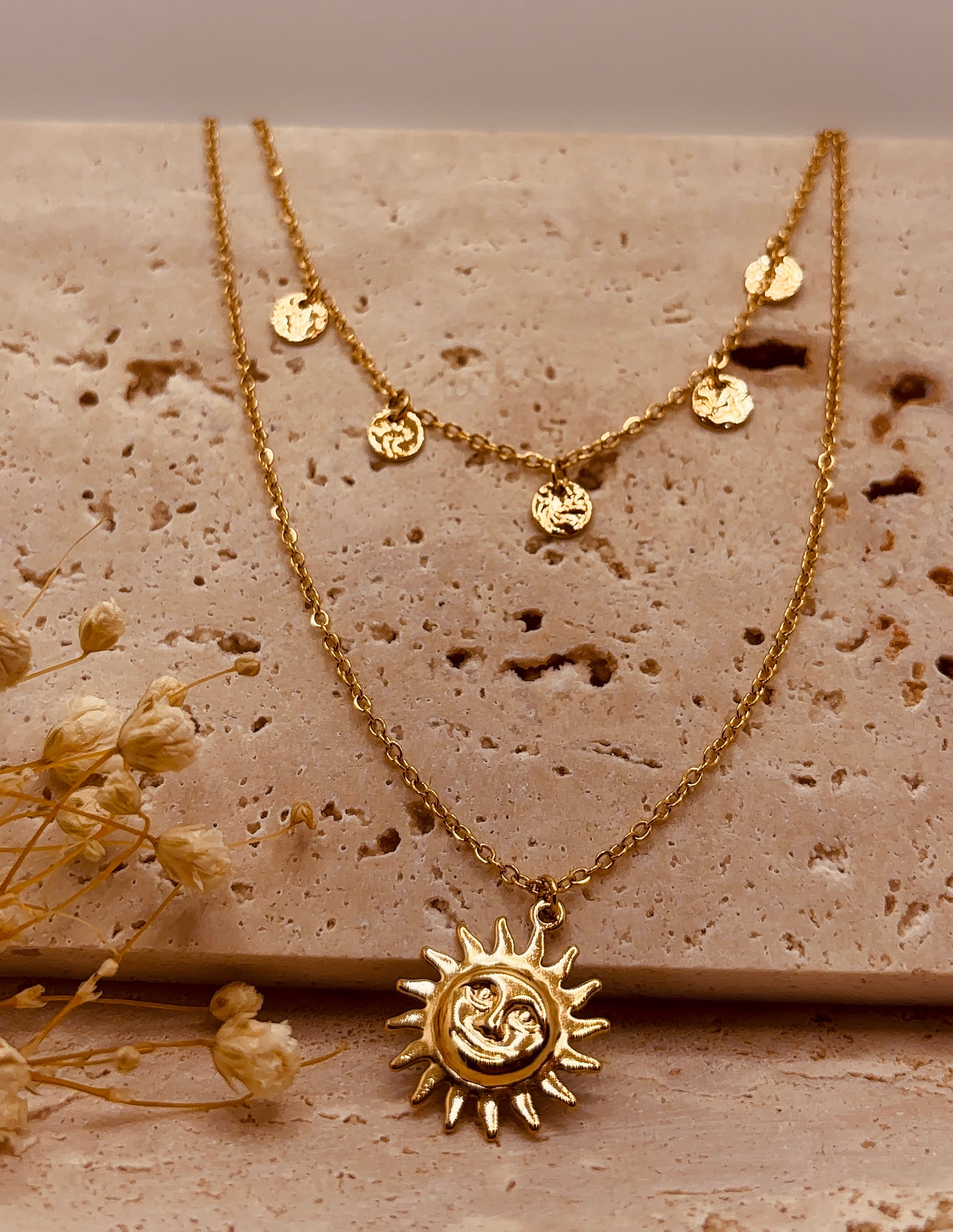 Collier double klarys