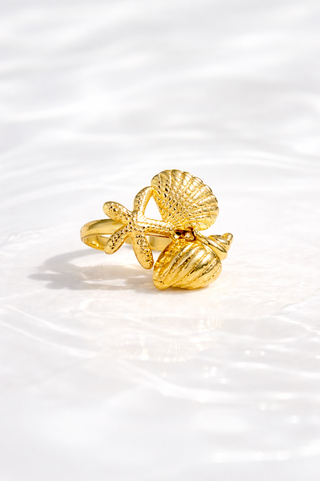 Bague coquillages
