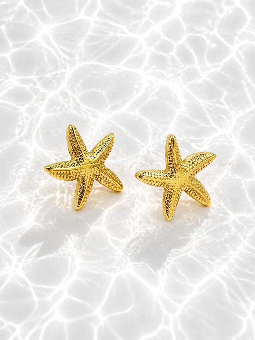 Boucles d’oreilles étoile de mer
